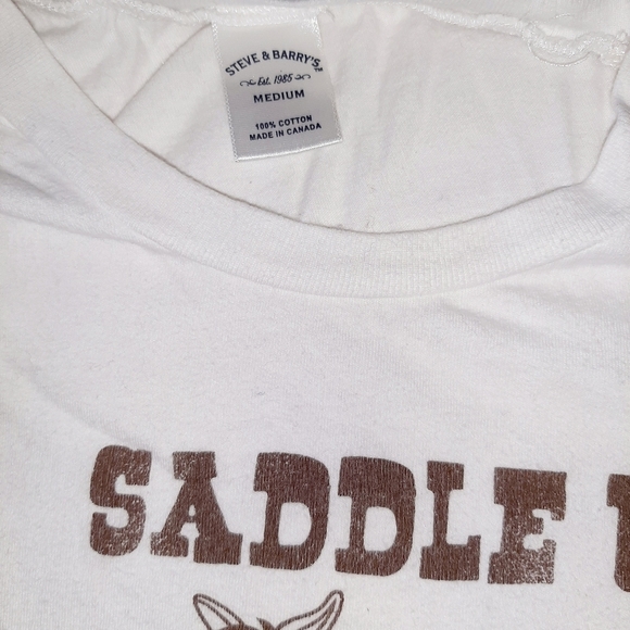 3/$12💥 STEVE & BARRYS Saddle Up horse shirt - Picture 2 of 3